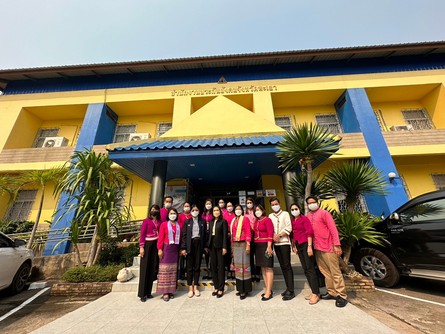 5 เสือแรงงานจังหวัดพะเยา รับการตรวจราชการเพื่อติดตามความก้าวหน้าผลการปฏิบัติงานประเด็นแผนการตรวจราชการของผู้ตรวจราชการสังกัดกระทรวงแรงงาน (นางโสภา เกียรตินิรชา)